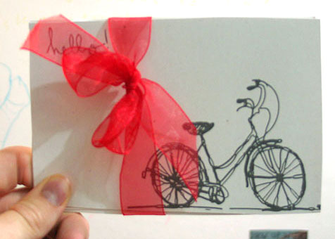bicycle postcards