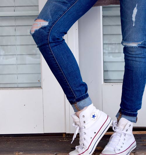 Ripped jeans